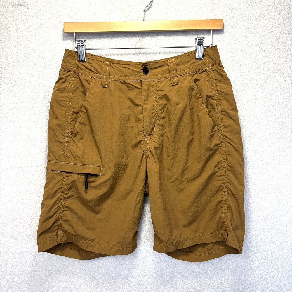 Filson Nylon Cargo Shorts Mens XS Brown Lightweight Outdoor Glines Canyon Hiking
